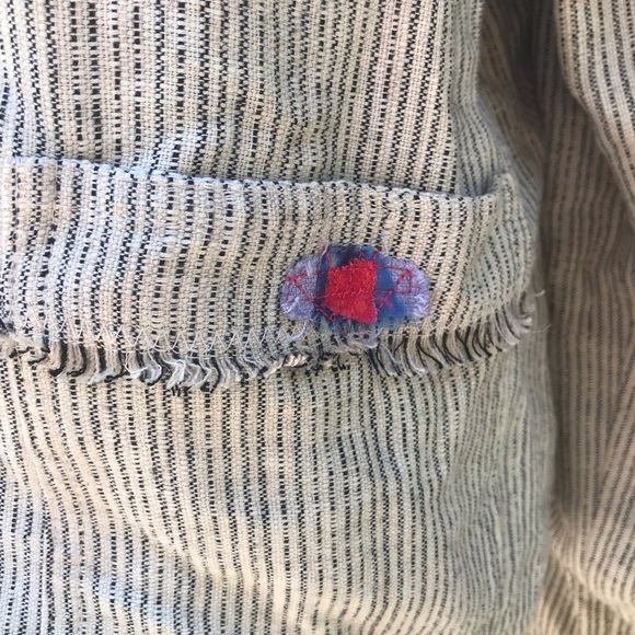 K.D. Spring Women's Reversible Jacket Blazer Tank Shell Linen Blend Sz Medium M - Picture 8 of 15